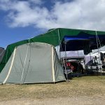 Camping Tarp in use in Australia.