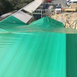 Roof Tarp used in construction